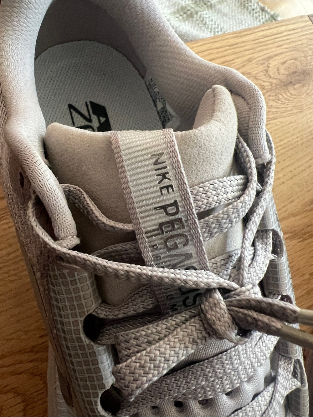 Nike Pegasus Premium Sneakers in Light Taupe and Gray - Picture 2 of 6